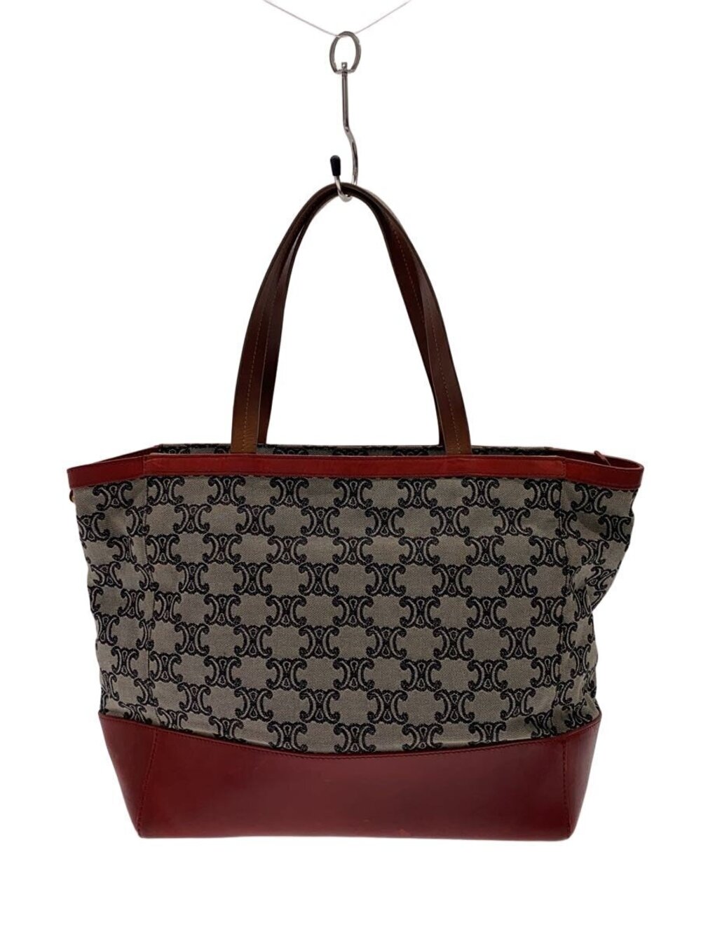 Celine Tote Bag Canvas Gray All over